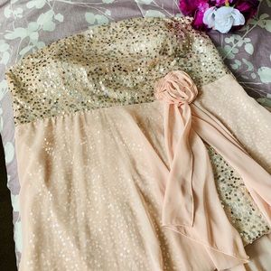 City Triangles High Low Sequin Party Dress Size 21